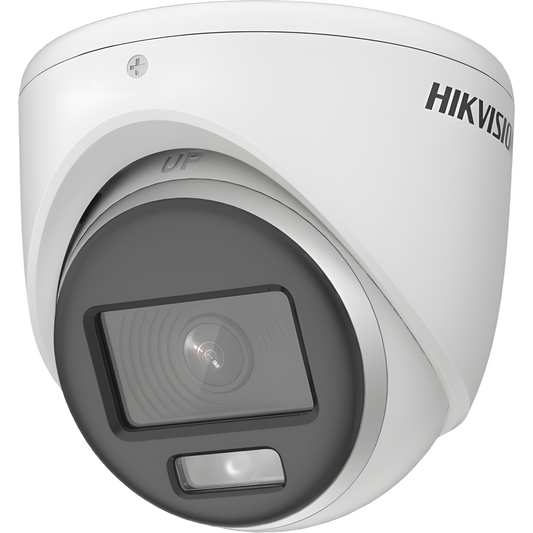 [ColorVu] Turret TURBOHD 2 Megapixel (1080p) / Imagen a Color 24/7 / Lente 2.8 mm / METAL / Luz Blanca 20 mts / Exterior IP67 / TVI-AHD-CVI-CVBS / dWDR