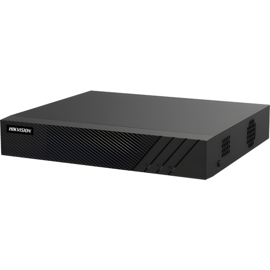 NVR 8 Megapixel (4K) (Compatible con Cámaras ACUSENSE) / 4 canales IP / 4 Puertos PoE+ / 1 Bahía de Disco Duro / Salida de Vídeo en 4K / 300 Metros PoE Modo Extendido