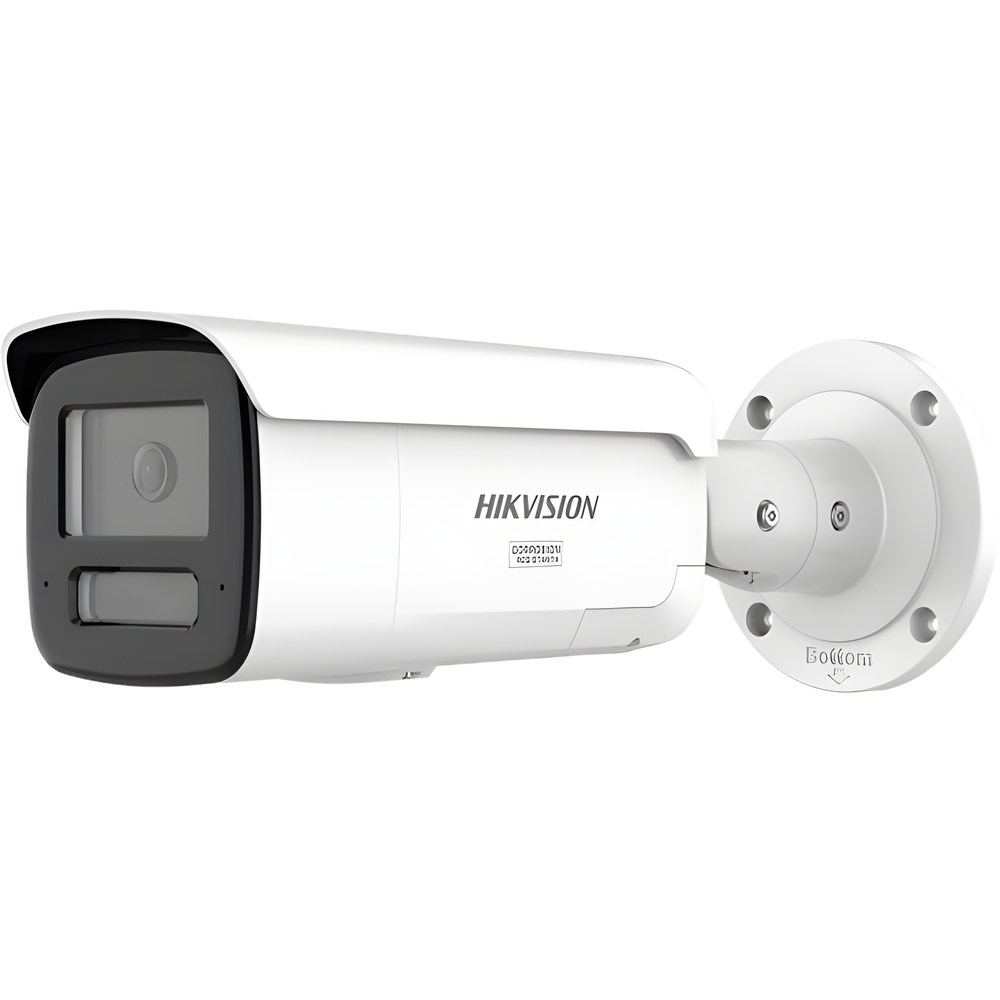 [Dual Light + ColorVu 3.0 + HikAI] Bala IP 6 Megapixel / Lente 4 mm / 60 mts IR + Luz Blanca / Exterior IP67 / Estrobo Azul y Rojo / WDR 130 dB / ACUSENSE 3.0 / Metal / NEMA 4X / ACUSEEK