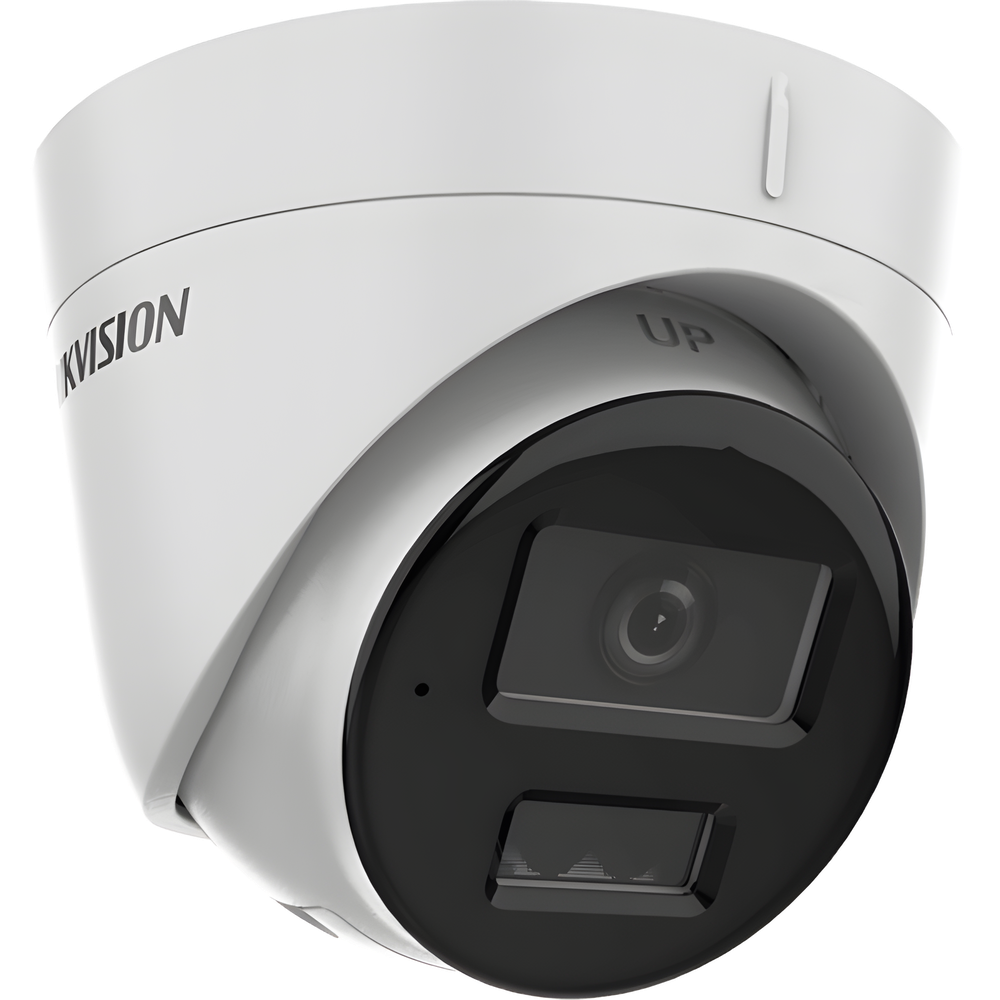 [Dual Light] Turret IP 2 Megapixel / Lente 2.8 mm / 30 mts IR + 30 mts Luz Blanca / Micrófono Integrado / ACUSENSE Lite / Exterior IP67 / H.265 / PoE / ONVIF