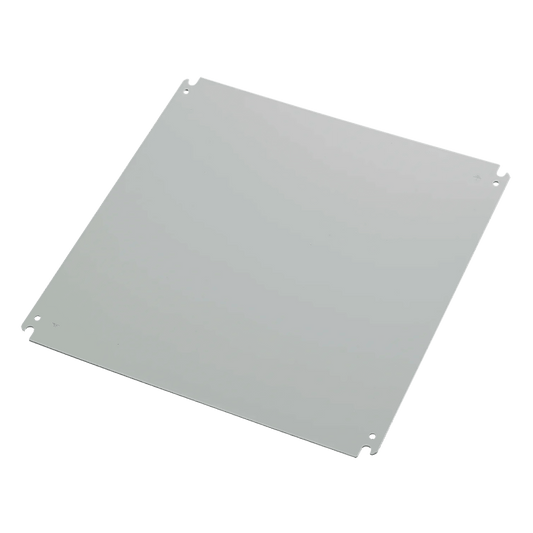 Gabinete de Uso Exterior MAS 500 x 400 x 260 mm NEMA 4/12/13; IP66; IK10 de Acero Dulce 1.5 mm con Platina de Montaje Incluida Color Gris Claro