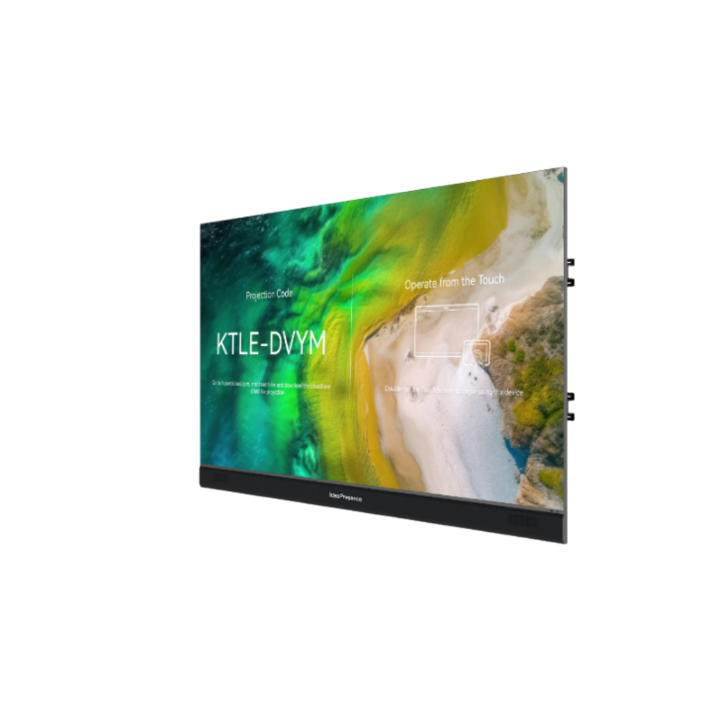 Pantalla IdeaPresence 138″ All-In-One / Pixel pitch P0.7 / Hasta 1,000 nits (Ajustable) / Bocinas Integradas / Instalación Incluida