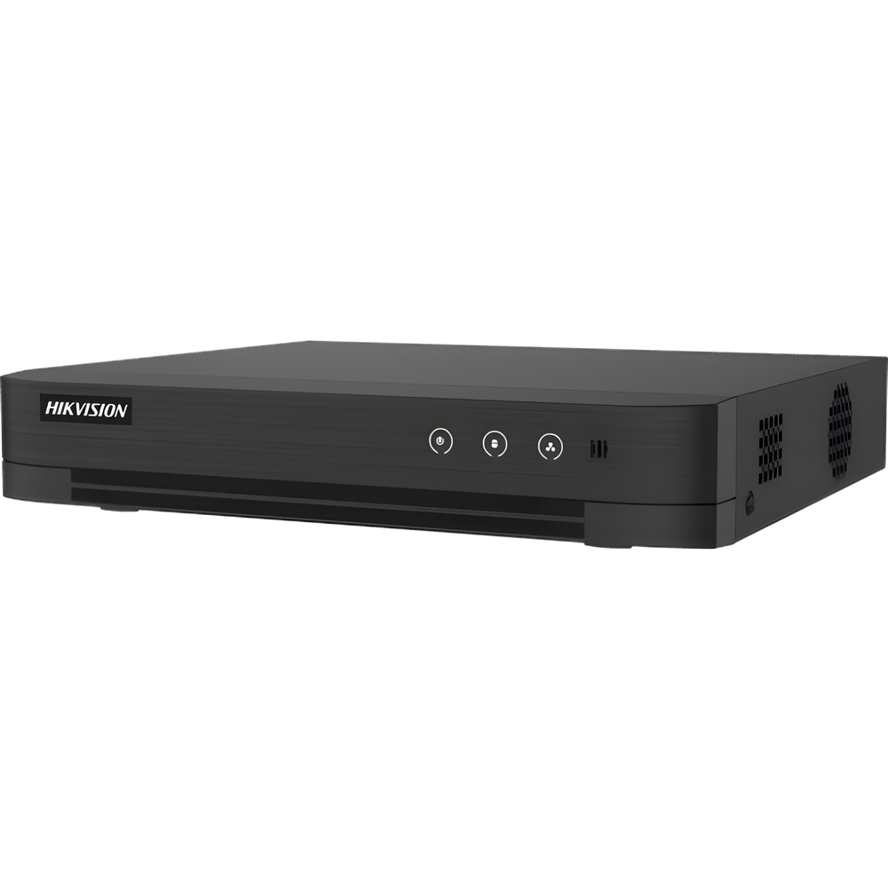 [Audio Bidireccional] DVR 8 Canales TurboHD + 2 Canales IP / 2 Megapixel (1080p) Lite / Acusense Lite (Evita Falsas Alarmas) / Audio por Coaxitron / 1 Bahia de Disco Duro / H.265+ / Salida de Vídeo Full HD