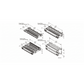 Organizador de Cables Horizontal CableTek, Sencillo (Solo Frontal), Para Rack de 19in, 1 UR