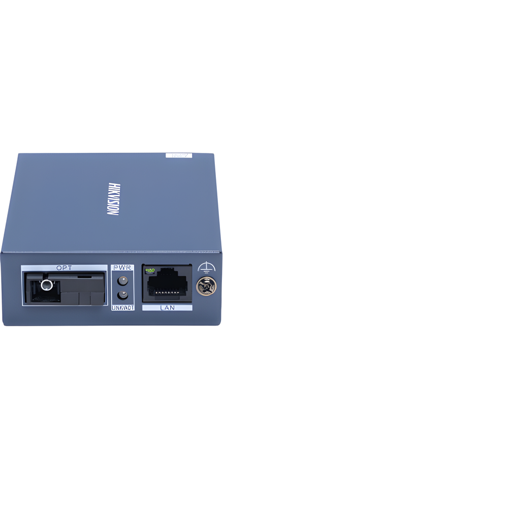 Transceptor Fibra Óptica Gigabit / Monofibra Monomodo / 3 km Distancia / 10/100/1000 Mbps RJ45 / SC / Metal Industrial / 4 kV Protección Rayos / -20°C a 60°C