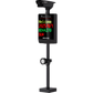 Kit ANPR 4MP / Reconocimiento de Matrículas / Cámara 2688×1520 / Pantalla LED Integrada / Luz Complementaria 20 m (65.6 ft) / Control de Barrera