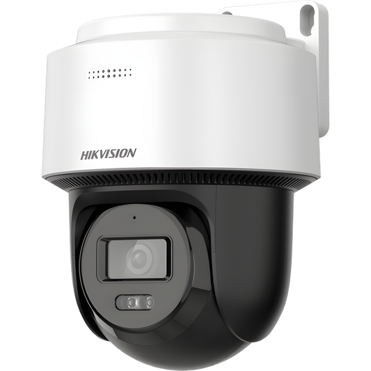 [FlexVu]  Domo PT IP 4 Megapixel / Lente 4 mm  / Dual Light (30 mts IR + 30 mts Luz Blanca)  / Autoseguimiento en Humanos / PoE / IP66 / Micrófono y Bocina Integrado (Audio de Dos Vías) / Micro SD / Incluye Montaje de Pared o Techo /