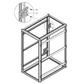 Soporte (Bracket) Universal de Acero para Montaje de PDU (Regleta Vertical) en Gabinetes y Racks