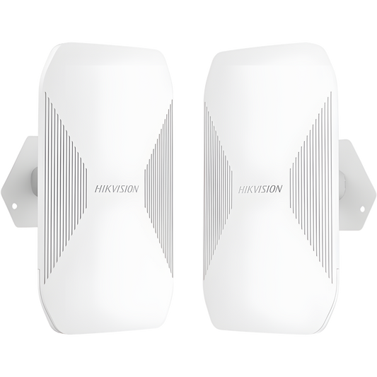 Puente Inalámbrico 5GHz / 867 Mbps / 5 Km de Alcance / Kit 2 Unidades / IP55 / 3 Puertos Gigabit / PoE In-Out / Gestión HPP