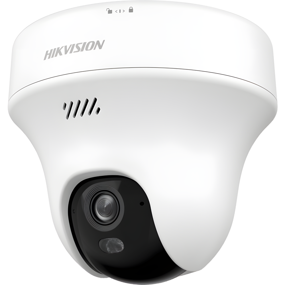 Turret PT IP 3 Megapixel (2K) Megapixel / Lente 2.8 mm / Dual Light (10 mts IR + 10 mts Luz Blanca) / Wi-Fi 6 / Interior / ACUSENSE / dWDR  / H.265 / Audio Bidireccional (Micrófono y Bocina) / 5 VCD