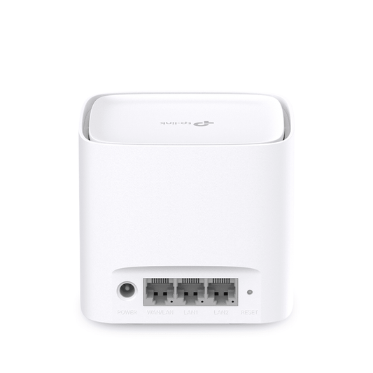 Access Point Mesh Wi-Fi 6 AX1800 / Dual-Band 2.4 GHz + 5 GHz / Velocidad Total 1.8 Gbps / 3 Puertos Gigabit Ethernet / CPU Dual-Core 1.0 GHz / Tecnología EasyMesh / WPA3 / Compatibilidad IPv6