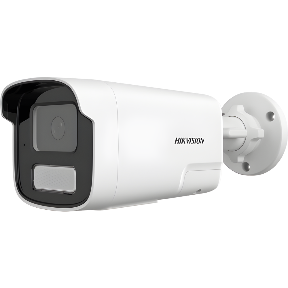 Cámara IP Bala 4 Megapixel (2560×1440) / Smart Hybrid Light IR+White Light 50 m (164 ft) / Detección Humana y Vehicular / Audio Bidireccional Integrado / WDR 120 dB / IP67 / PoE / H.265+ / Slot microSD 512 GB