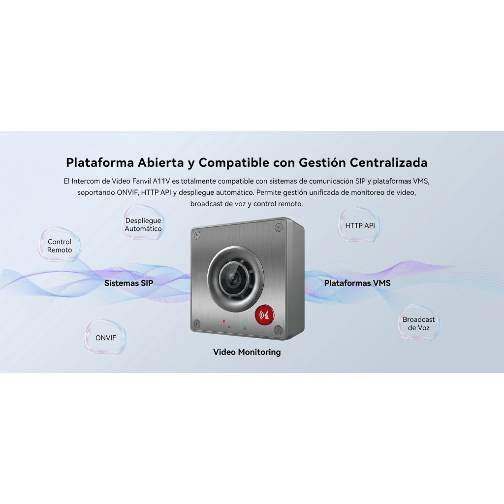 Video Intercom IP para Exterior / Cámara 4 Megapixel (1080p) / HDR e Iluminación IR / Altavoz 5W y Doble Micrófono con Reducción de Ruido / Panel Acero Inoxidable y Cuerpo Aluminio / IP66 e IK10 / PoE+ / 2 Líneas SIP
