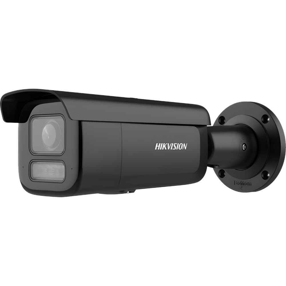 [Dual Light + 2 Micrófonos Integrados] Bala IP 2 Megapixel / Lente Mot. 2.8 a 12 mm / 60 mts Luz Blanca + 60 mts IR / ACUSENSE / Exterior IP67 / IK10 / WDR 120 dB / PoE+  / Alarmas I/O / Micro SD / Metal / IK10 / ACUSEEK