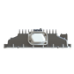 Cliente de Radio PTMP de Alta Velocidad / Hasta 2.5 Gbps / 4x4 Antena Integrada / 8T8R con Tecnología de Beamforming / Soporte para 6 GHz / Protección IP67 para Exteriores / Carrier Grade Management / Mimosa C6