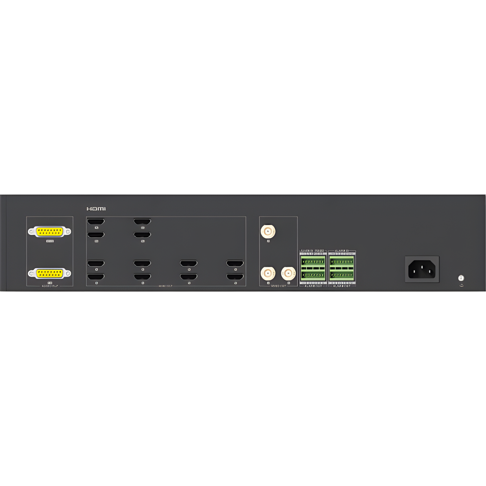 Decodificador de Vídeo de 12 Salidas HDMI 4K / Soporta hasta 192 Canales de Vídeo Simultáneos / Videowall