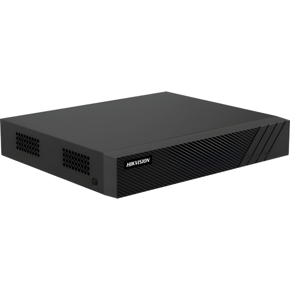 NVR 8 Megapixel (4K) (Compatible con Cámaras ACUSENSE) / 4 canales IP / 4 Puertos PoE+ / 1 Bahía de Disco Duro / Salida de Vídeo en 4K / 300 Metros PoE Modo Extendido