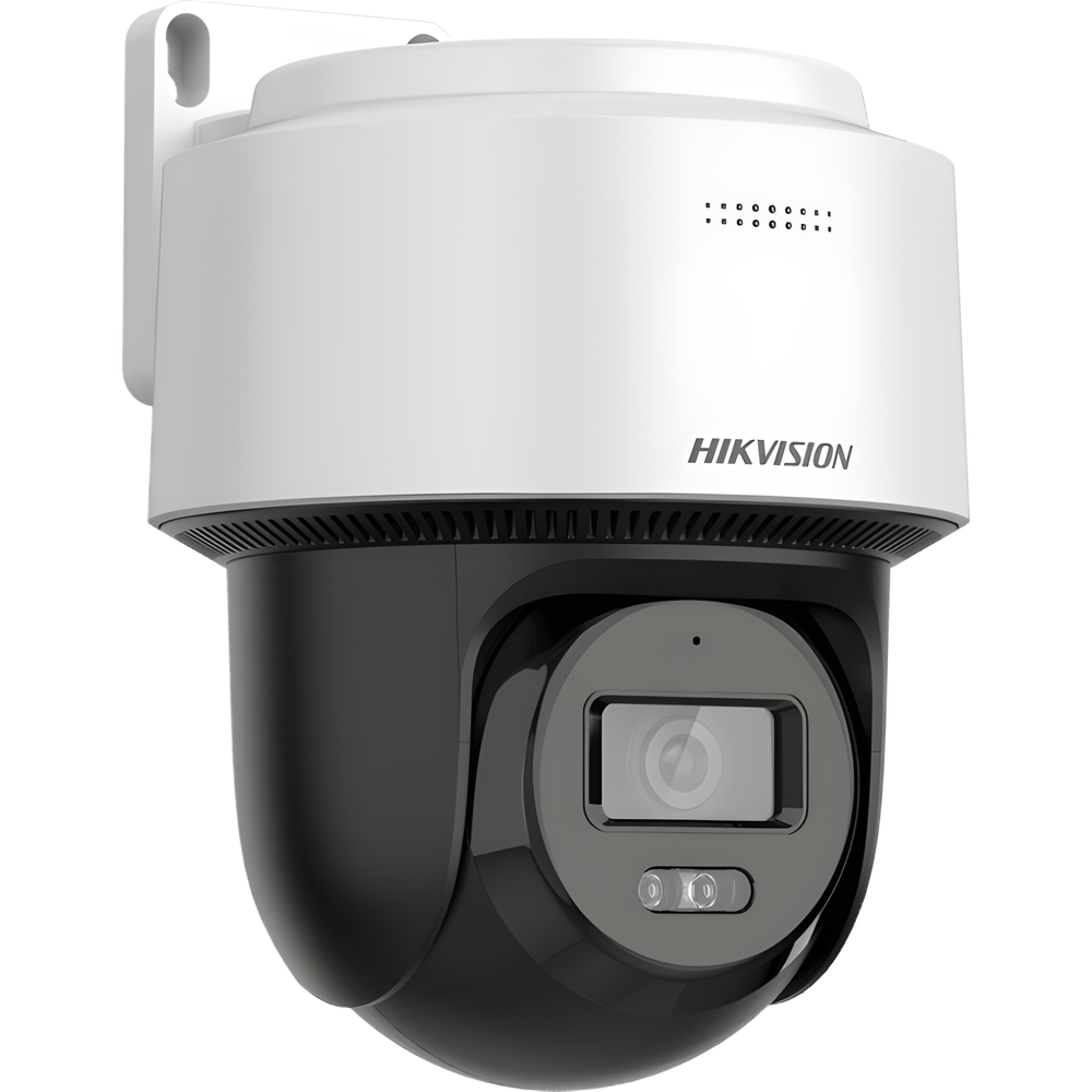 [FlexVu]  Domo PT IP 4 Megapixel / Lente 4 mm  / Dual Light (30 mts IR + 30 mts Luz Blanca)  / Autoseguimiento en Humanos / PoE / IP66 / Micrófono y Bocina Integrado (Audio de Dos Vías) / Micro SD / Incluye Montaje de Pared o Techo /