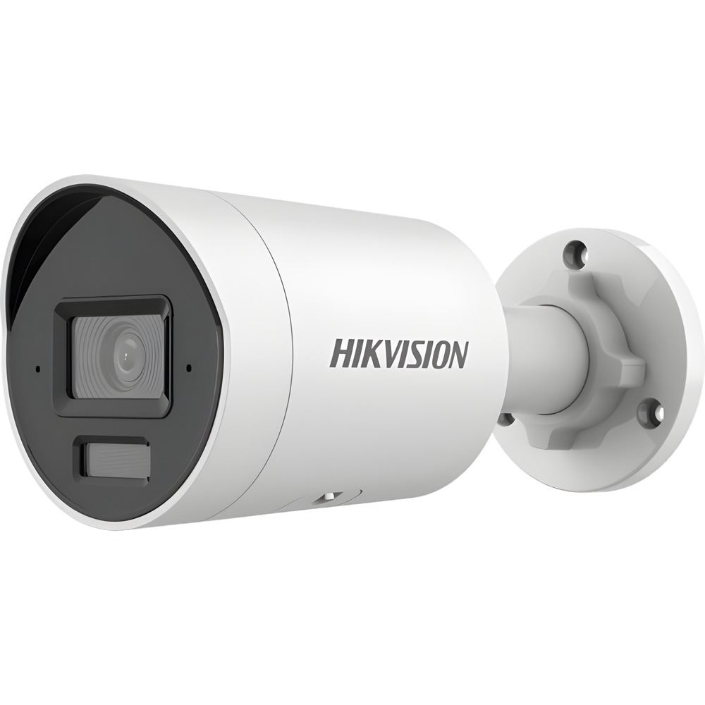 [Dual Light + 2 Micrófonos Integrados] Bala IP 8 Megapixel (4K) / Lente 2.8 mm / 40 mts Luz Blanca + 40 mts IR / ACUSENSE / Exterior IP67 / WDR 120 dB / PoE  / Micro SD / Metal / ACUSEEK
