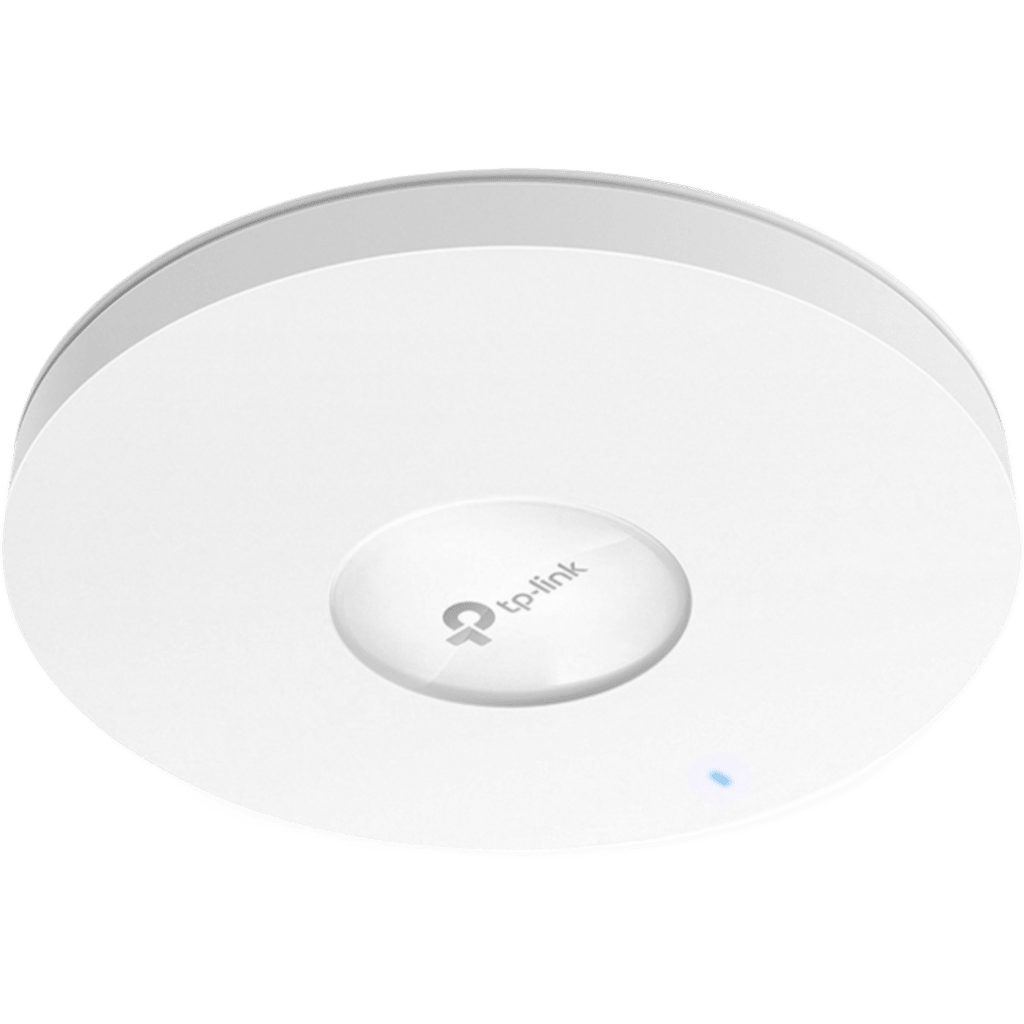 Access Point Wi-Fi 6 AX3000 / Doble Banda 2.4 GHz + 5 GHz / 4-Stream / 160 MHz / MU-MIMO / OFDMA / 1 Puerto Gigabit PoE / Montaje en Techo / Gestión Cloud Omada SDN