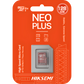 MicroSD HIKSEMI NEO Plus / 32 GB / 95 MB/s Lectura / 25 MB/s Escritura / Clase 10 U3 / TLC NAND / Especializada Para Videovigilancia 24/7
