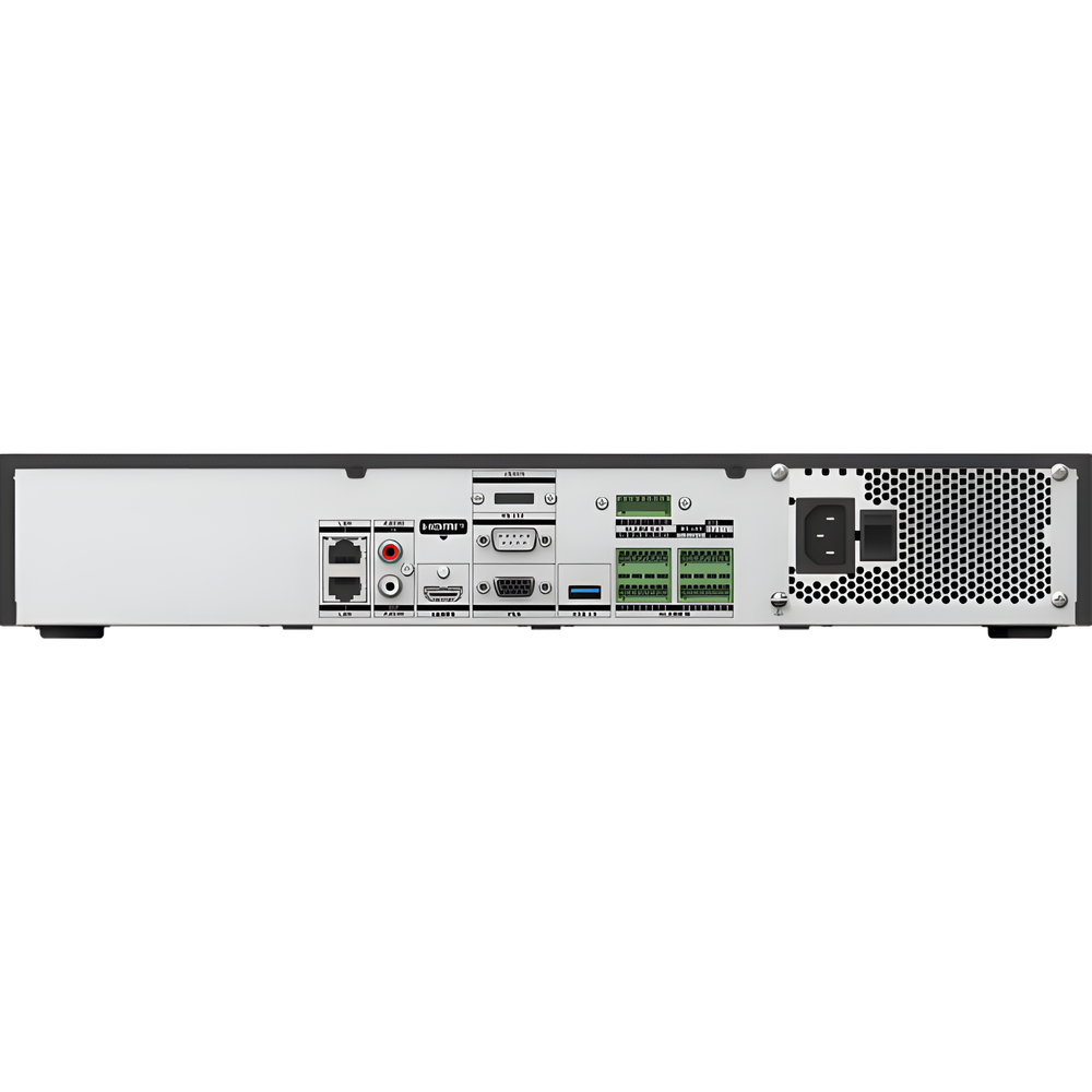 [Acusearch] NVR 12 Megapixel (4K) / 16 canales IP / AcuSense (Evita Falsas Alarmas) / Reconocimiento Facial /  4 Bahías de Disco Duro /  HDMI en 4K / Alarmas I/O