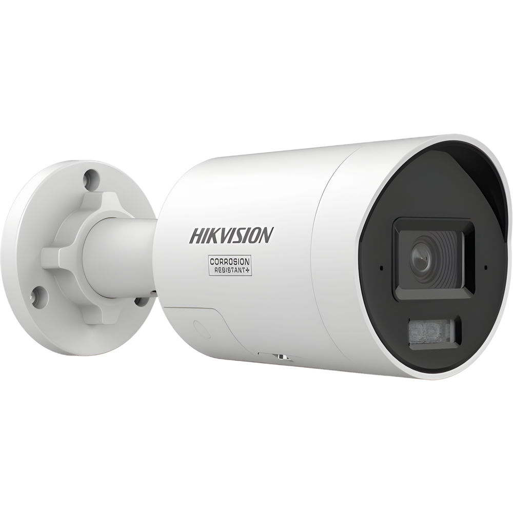 [Dual Light + ColorVu 3.0 + HikAI] Bala IP 6 Megapixel / Lente 2.8 mm / 40 mts IR + Luz Blanca / 2 Microfonos Integrados / Exterior IP67 / Estrobo Azul y Rojo / WDR 130 dB / ACUSENSE 3.0 / Metal / NEMA 4X / ACUSEEK