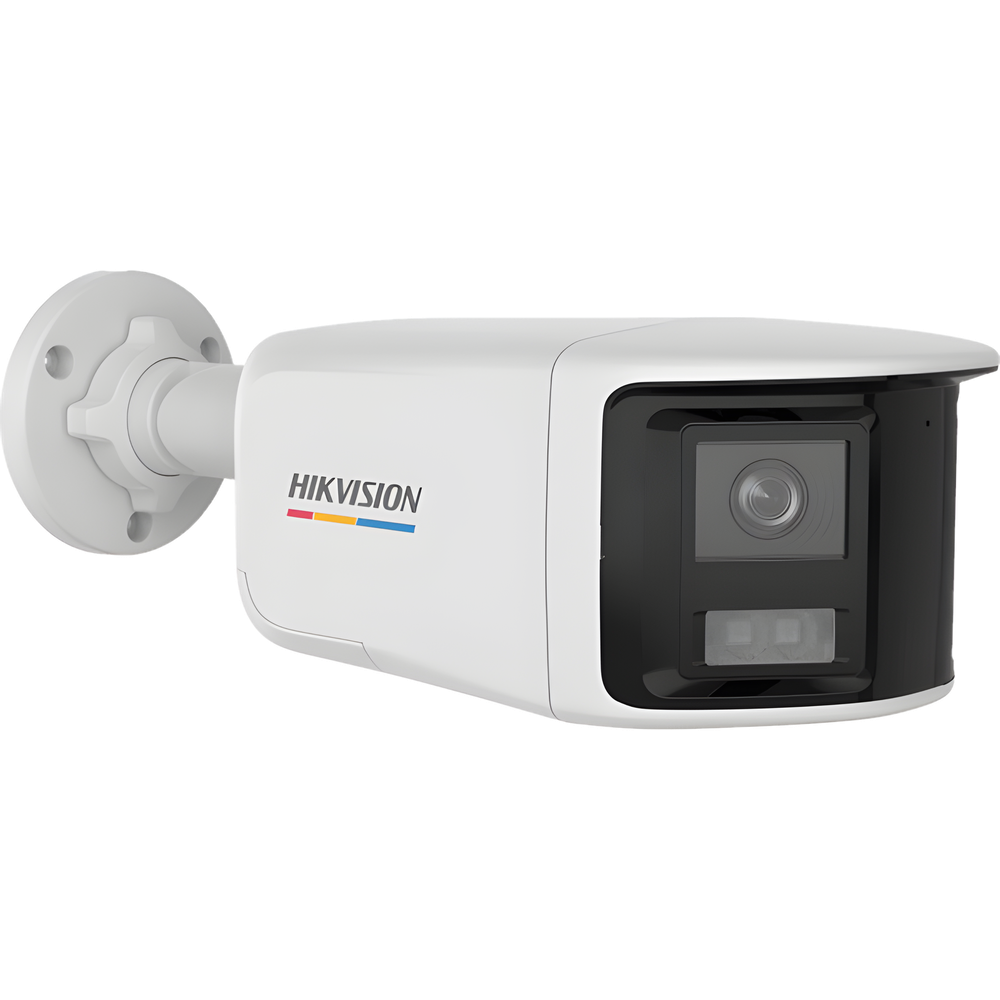 [ColorVu + Panoramica + Dual Light] Bala TURBOHD 3K (5 Megapixel) / Micrófono Integrado / Visión 180° / Imagen a Color 24/7 / 40 mts Luz Blanca + 40 mts IR / Exterior IP67 / WDR