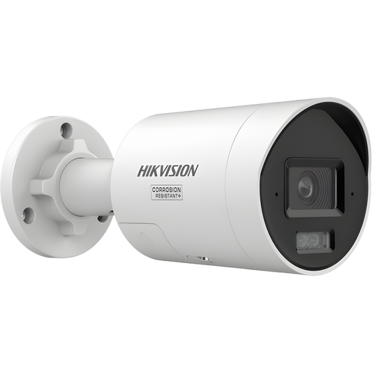 [Dual Light + ColorVu 3.0 + HikAI] Bala IP 4 Megapixel / Lente 2.8 mm / 40 mts IR + Luz Blanca / 2 Microfonos Integrados / Exterior IP67 / Estrobo Luz Blanca / WDR 130 dB / ACUSENSE 3.0 / Metal / NEMA 4X / ACUSEEK