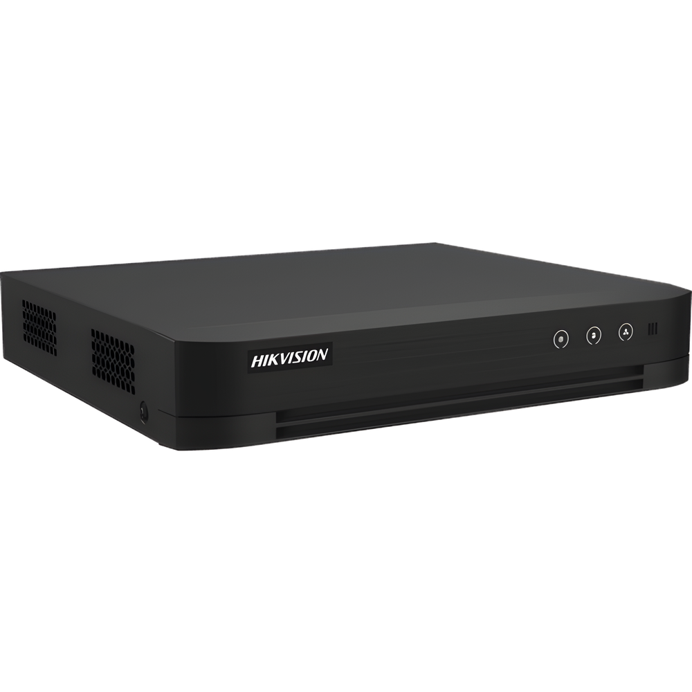 [Audio Bidireccional] DVR 8 Canales TurboHD + 2 Canales IP / 2 Megapixel (1080p) Lite / Acusense Lite (Evita Falsas Alarmas) / Audio por Coaxitron / 1 Bahia de Disco Duro / H.265+ / Salida de Vídeo Full HD