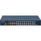 Switch PoE+ / No Administrable / 24 Puertos 10/100 Mbps PoE+ / 2 Puertos 1000 Mbps Uplink / 1 Puerto SFP Uplink / Modo Extendido hasta 300 Metros / 230 W
