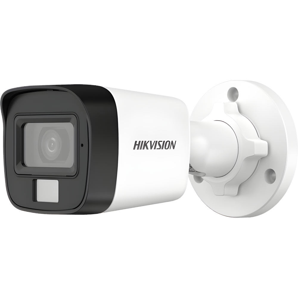 [Dual Light + ColorVu] Bala TURBOHD 3K (5 Megapixel) / Lente 2.8 mm / 30 mts IR + 20 mts Luz Blanca / Gran Angular 104.9° / Exterior IP67 / Micrófono Integrado / dWDR / 4 Tecnologías / Metal