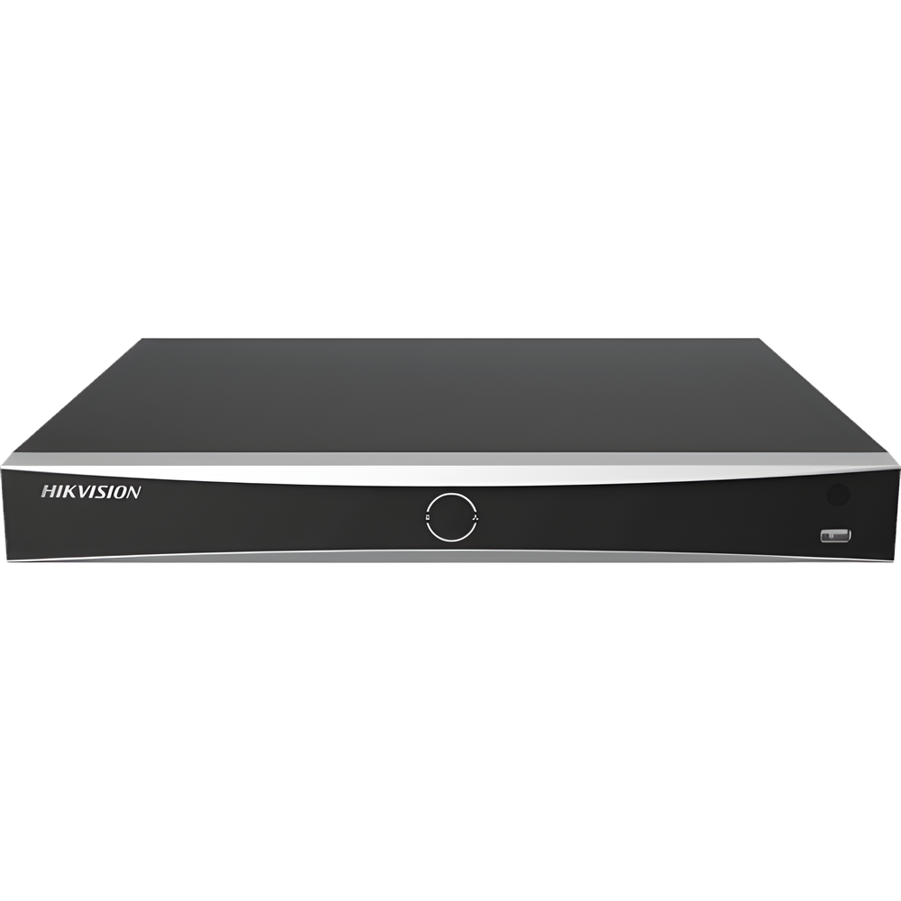 [AcuSeek] NVR 12 Megapixel (4K) / 32 canales IP / 16 Puertos PoE+ / Recocimiento Facial / AcuSense (Evita Falsas Alarmas) / 2 Bahías de Disco Duro / HDMI en 4K / Alarmas I/O / 300 Metros PoE Modo Extendido