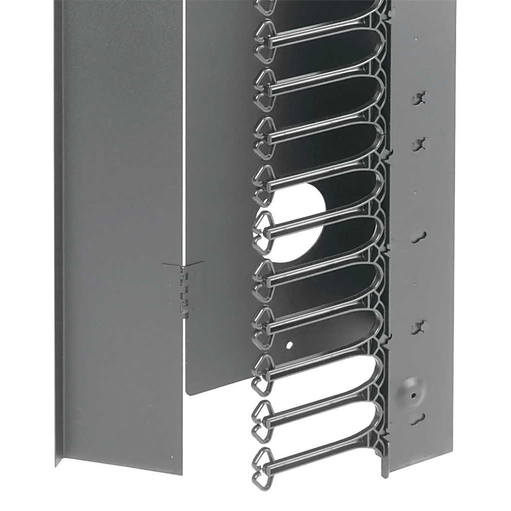 Gabinete Rack ProLine ConnecTek 42 UR / 2000 x 800 x 1100 mm Con Capacidad 1134 kg  Acero, Color Negro Con Organizadores Laterales Frontal y Traseros Incluidos