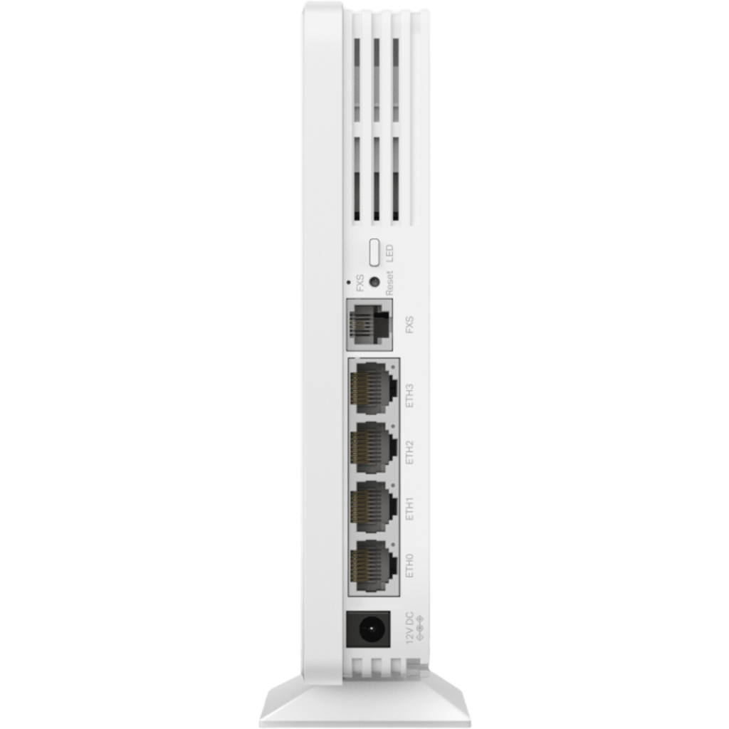 Access Point GPON AX1800 Desktop Wi-Fi 6 / 1.8 Gbps / 1x GPON + 4x Gigabit + 1x FXS / 120+ Clientes / Omada SDN / Mesh / Seamless Roaming