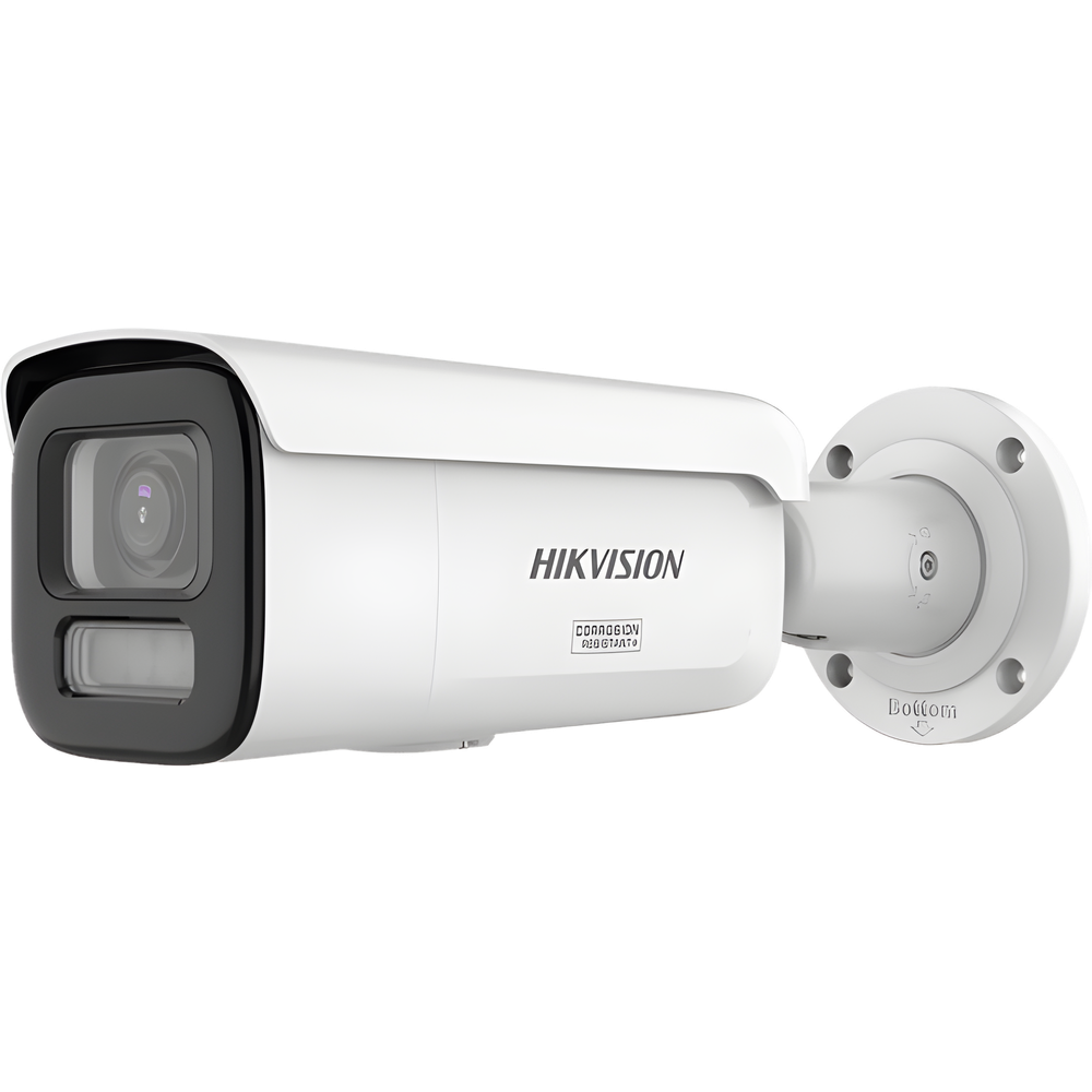 [Dual Light + ColorVu 3.0 + HikAI] Bala IP 6 Megapixel / Lente Mot. 2.8 a 12 mm / 60 mts IR + Luz Blanca / Exterior IP67 / WDR 130 dB / ACUSENSE 3.0 / Metal / NEMA 4X / ACUSEEK