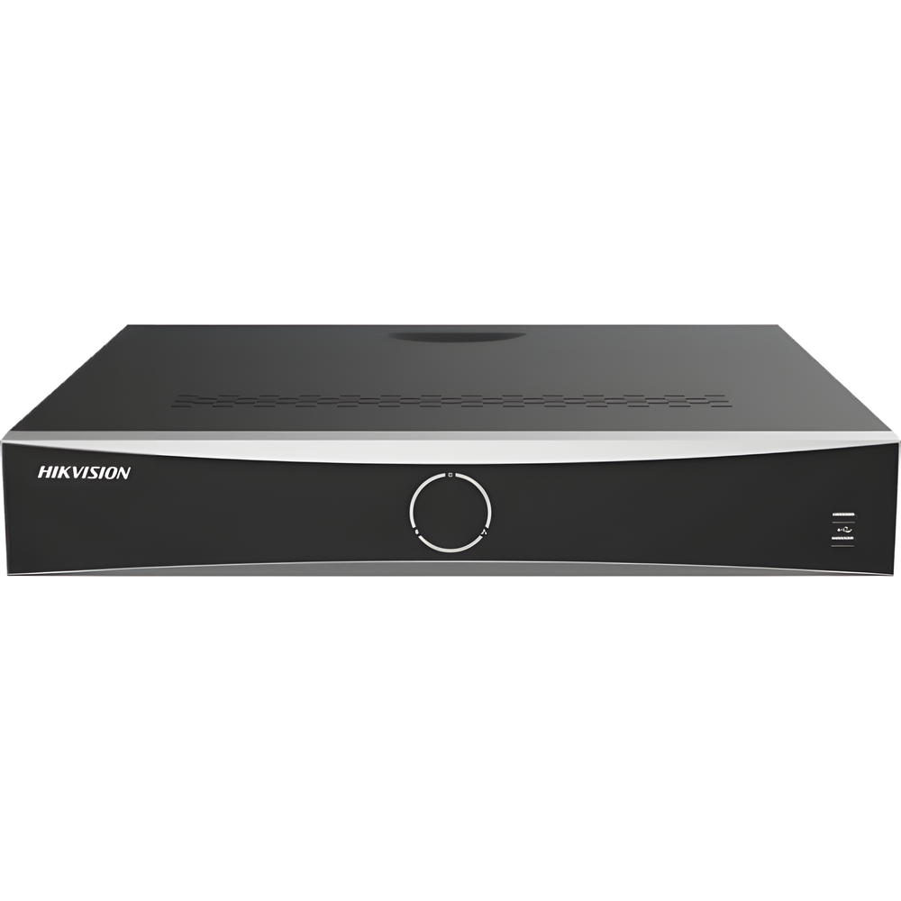 [Acusearch] NVR 12 Megapixel (4K) / 32 canales IP / AcuSense (Evita Falsas Alarmas) / Reconocimiento Facial / 4 Bahías de Disco Duro /  HDMI en 4K / Alarmas I/O
