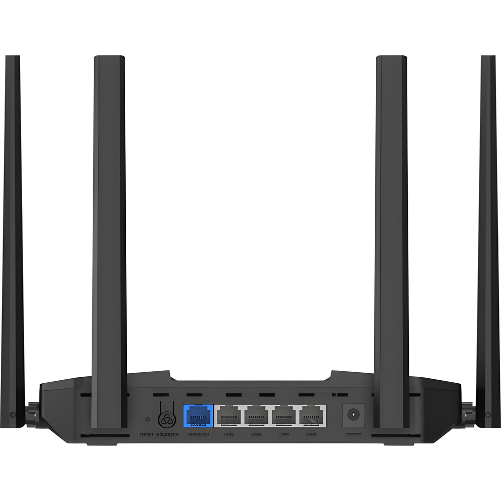 Router Inalámbrico WISP / Hasta 1200 Mbps / Doble Banda AC (2.4 GHz y 5 GHz) / 4 Puertos 10/100 Mbps /  4 Antenas Omnidireccional de 5 dBi / Interior