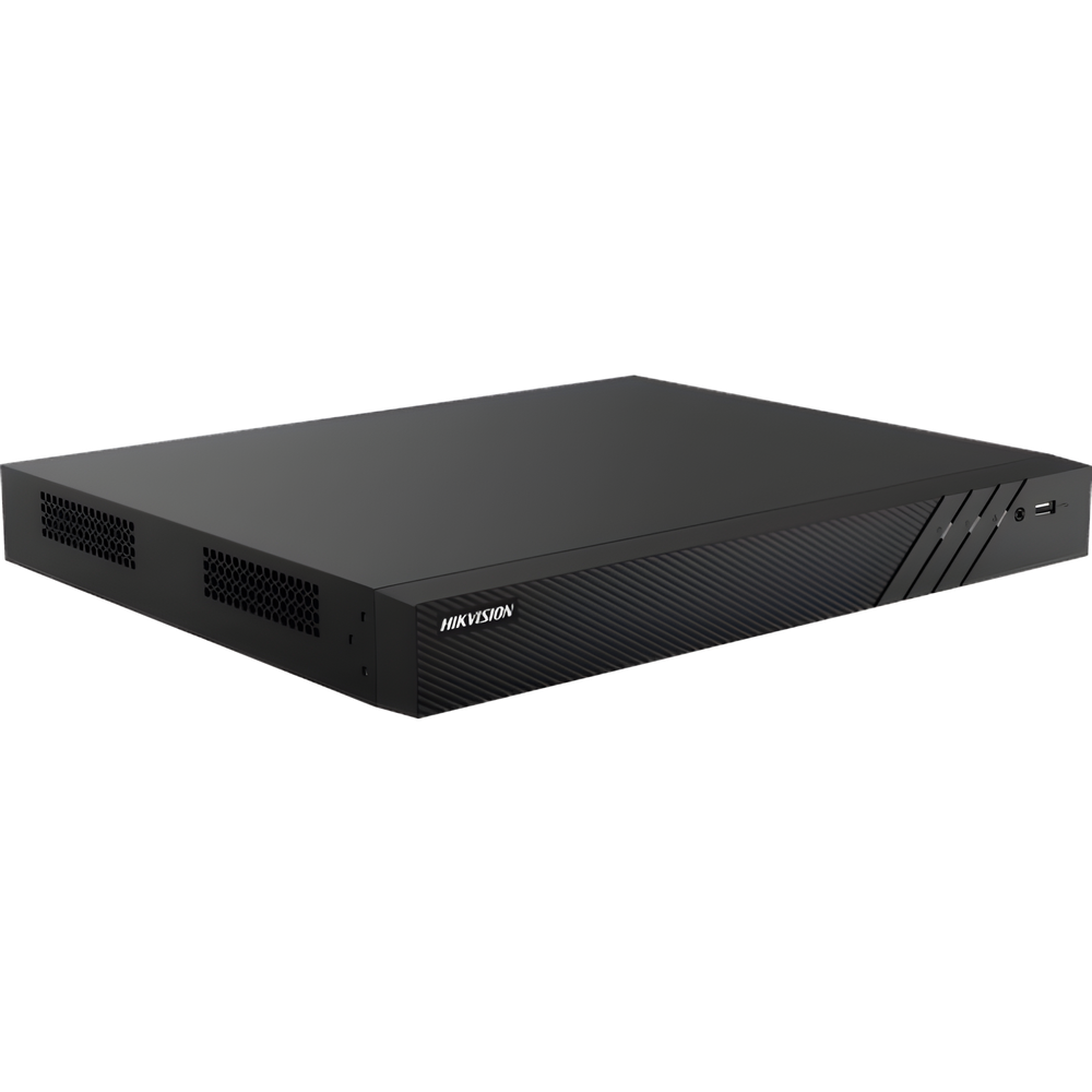 NVR 8 Megapixel (4K) (Compatible con Cámaras ACUSENSE) / 16 canales IP / 16 Puertos PoE+ / 2 Bahías de Disco Duro / Salida de Vídeo en 4K / 300 Metros PoE Modo Extendido