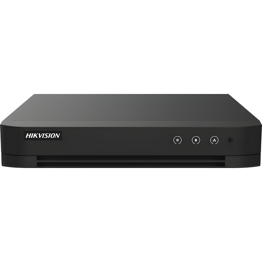 [Audio Bidireccional] DVR 8 Canales TurboHD + 2 Canales IP / 2 Megapixel (1080p) Lite / Acusense Lite (Evita Falsas Alarmas) / Audio por Coaxitron / 1 Bahia de Disco Duro / H.265+ / Salida de Vídeo Full HD