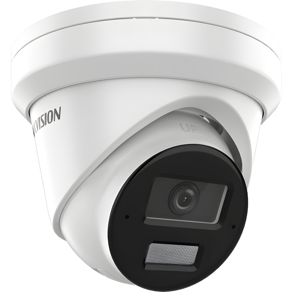 [Dual Light + 2 Micrófonos Integrados] Turret IP 4 Megapixel / Lente 2.8 mm / 30 mts Luz Blanca + 30 mts IR / ACUSENSE / Exterior IP67 / WDR 120 dB / PoE / ONVIF / Micro SD/SDHC/SDXC / Metal / ACUSEEK