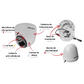 [Audio Bidireccional + Dual Light + ColorVu] Turret TURBOHD 3K (5 Megapixel) / Lente 2.8 mm / 40 mts IR EXIR + 40 mts Luz Blanca / Micrófono y Bocina Integrado / Exterior IP67 / dWDR
