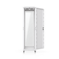 UACC Rack Cabinet 42U (600 × 1000 mm) – Gabinete de Piso Totalmente Ensamblado con Ventiladores Integrados, Paneles Removibles, Ruedas con Seguro y Puerta Frontal de Vidrio Templado