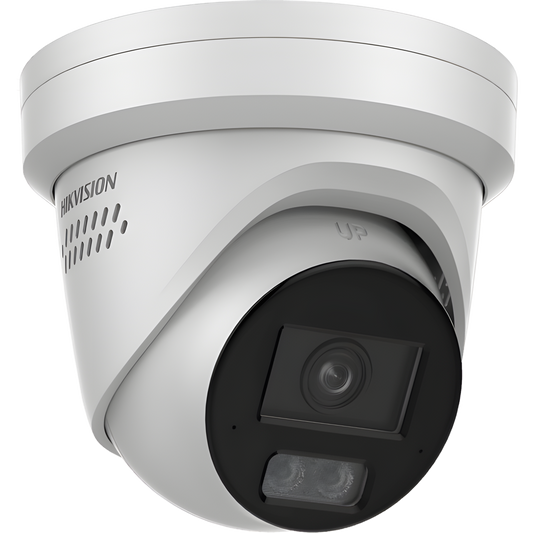 [Dual Light + ColorVu 3.0 + HikAI] Turret IP 8 Megapixel / Lente 2.8 mm / 30 mts IR + Luz Blanca / 2 Microfonos Integrados / Exterior IP67 / Estrobo Luz Blanca / WDR 130 dB / ACUSENSE 3.0 / Metal / NEMA 4X / ACUSEEK