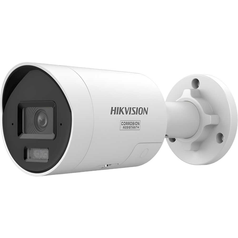[Dual Light + ColorVu 3.0 + HikAI] Bala IP 8 Megapixel / Lente 2.8 mm / 40 mts IR + Luz Blanca / 2 Microfonos Integrados / Exterior IP67 / Estrobo Azul y Rojo / WDR 130 dB / ACUSENSE 3.0 / Metal / NEMA 4X / ACUSEEK