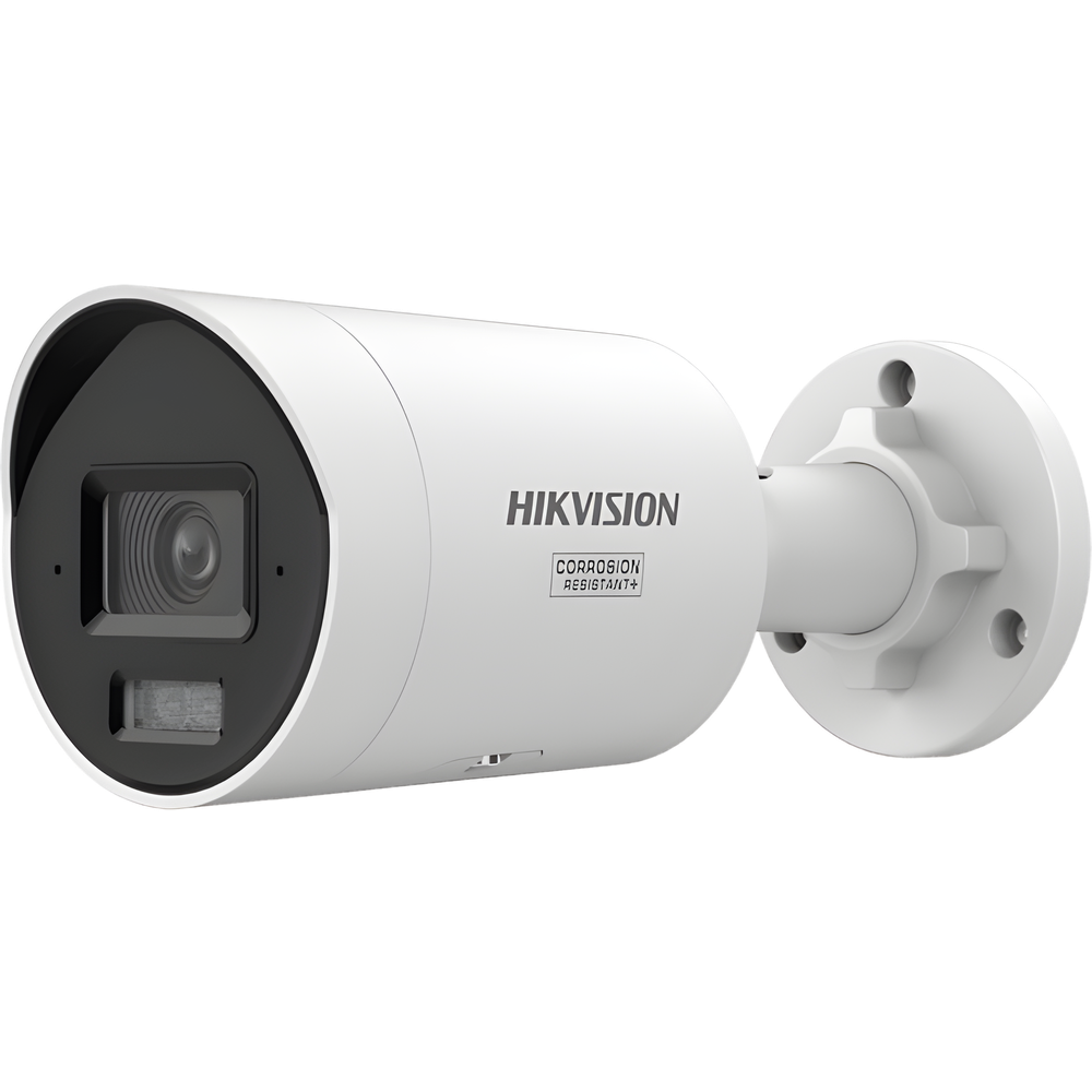 [Dual Light + ColorVu 3.0 + HikAI] Bala IP 6 Megapixel / Lente 2.8 mm / 40 mts IR + 40 Mts Luz Blanca / 2 Microfonos Integrados / Exterior IP67 / WDR 130 dB / ACUSENSE 3.0 / Metal / NEMA 4X / ACUSEEK / Anticorrosión (NEMA 4X)