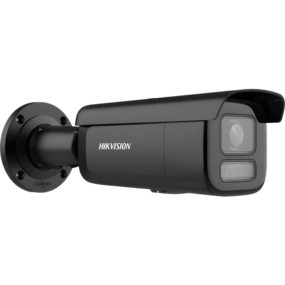 [Dual Light + 2 Micrófonos Integrados] Bala IP 2 Megapixel / Lente Mot. 2.8 a 12 mm / 60 mts Luz Blanca + 60 mts IR / ACUSENSE / Exterior IP67 / IK10 / WDR 120 dB / PoE+  / Alarmas I/O / Micro SD / Metal / IK10 / ACUSEEK