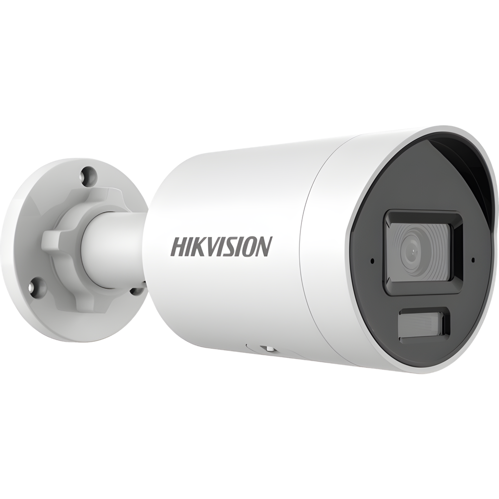 [Dual Light + 2 Micrófonos Integrados] Bala IP 4 Megapixel / Lente 2.8 mm / 40 mts Luz Blanca + 40 mts IR / ACUSENSE / Exterior IP67 / WDR 120 dB / PoE / ONVIF / Micro SD / Metal / ACUSEEK