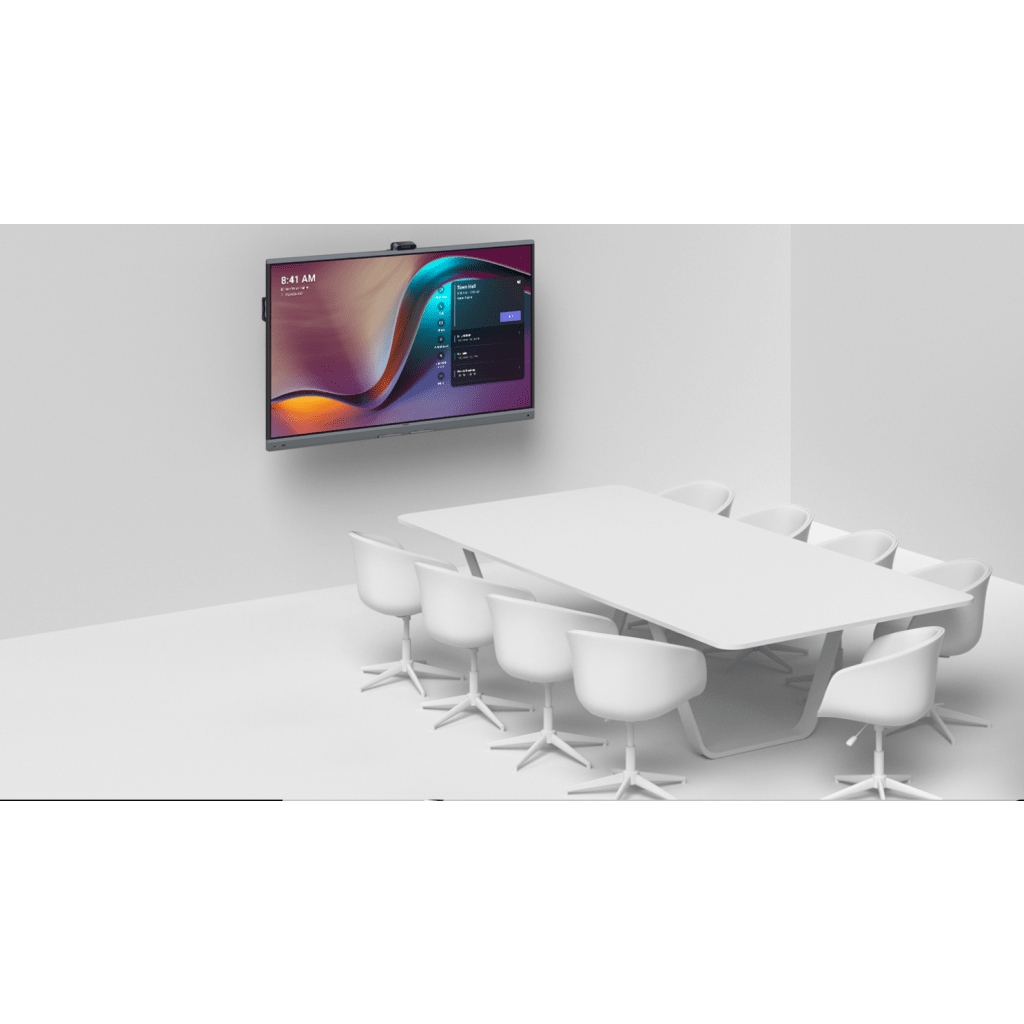 Yealink MeetingBoard 86 Pro, Centro de Colaboración Inteligente con IA, 4K UHD, Android 13, Micrófonos Integrados y Cámara Ultra Gran Angular