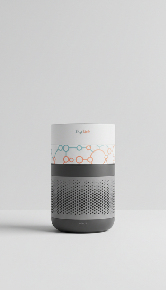 Purificador compacto con acento Sky Link